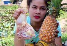 享受泰国乡间美食，菠萝烤鸡-孙健个人博客